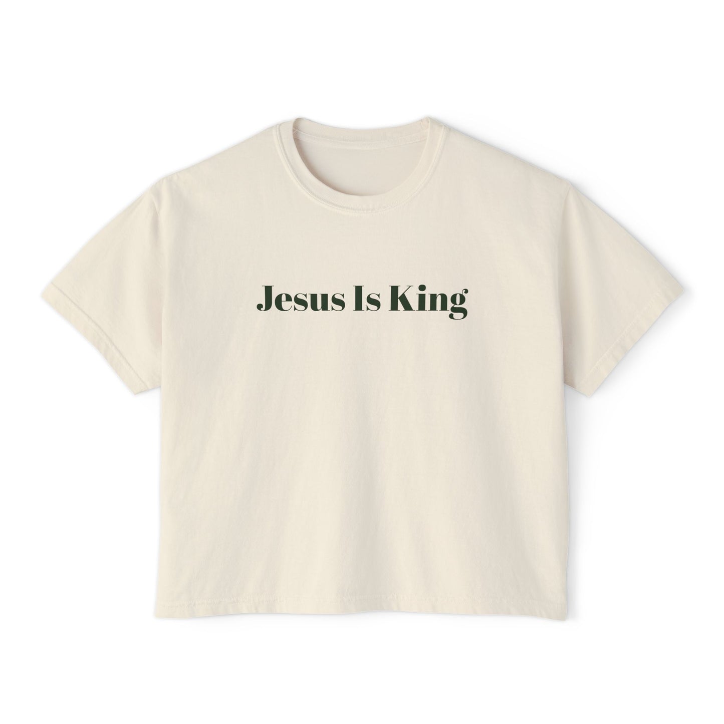 Jesus Is King T-Shirt, Unisex Graphic Tee with Revelation 19:16, Faith-Based Apparel