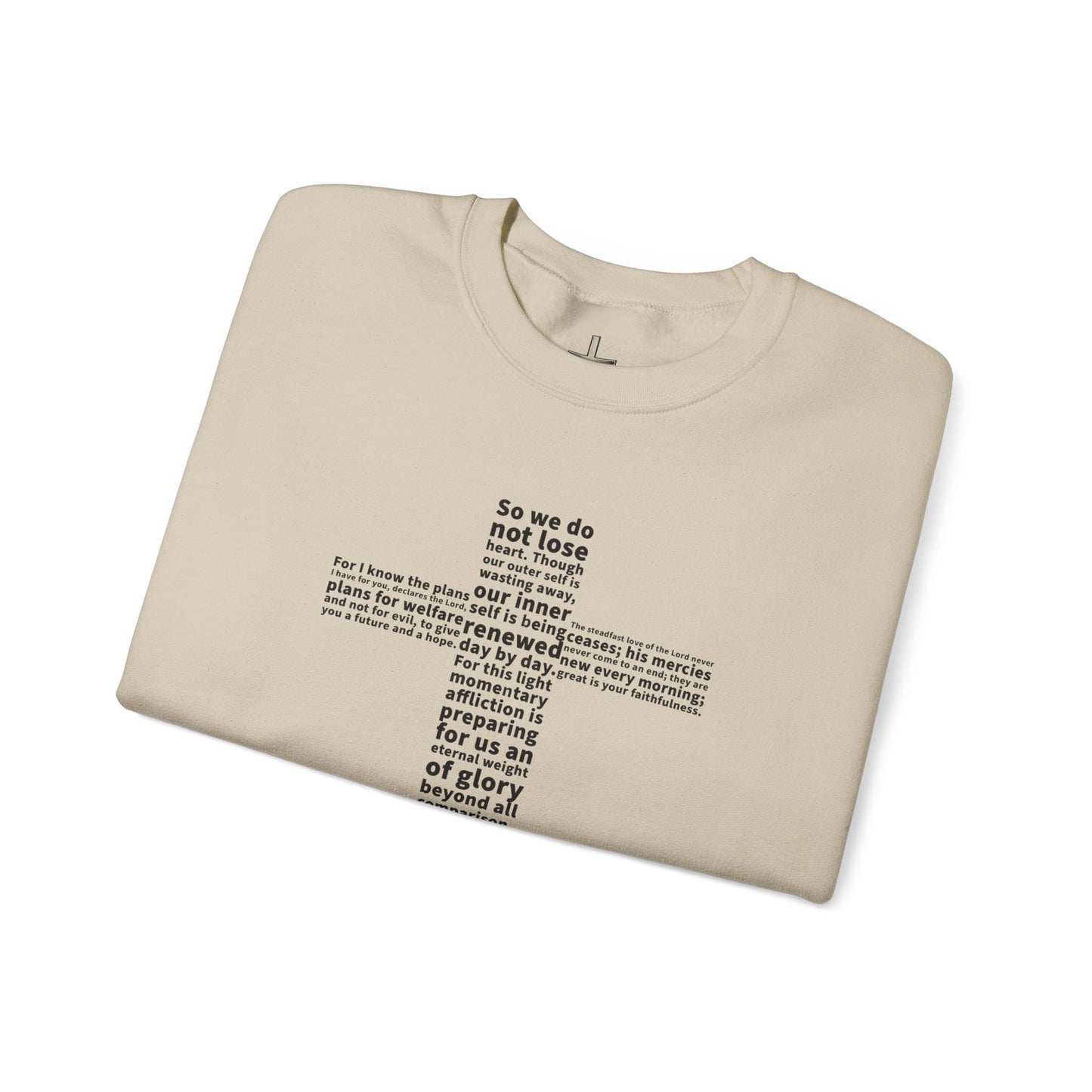 Bible Verse Cross Sweatshirt