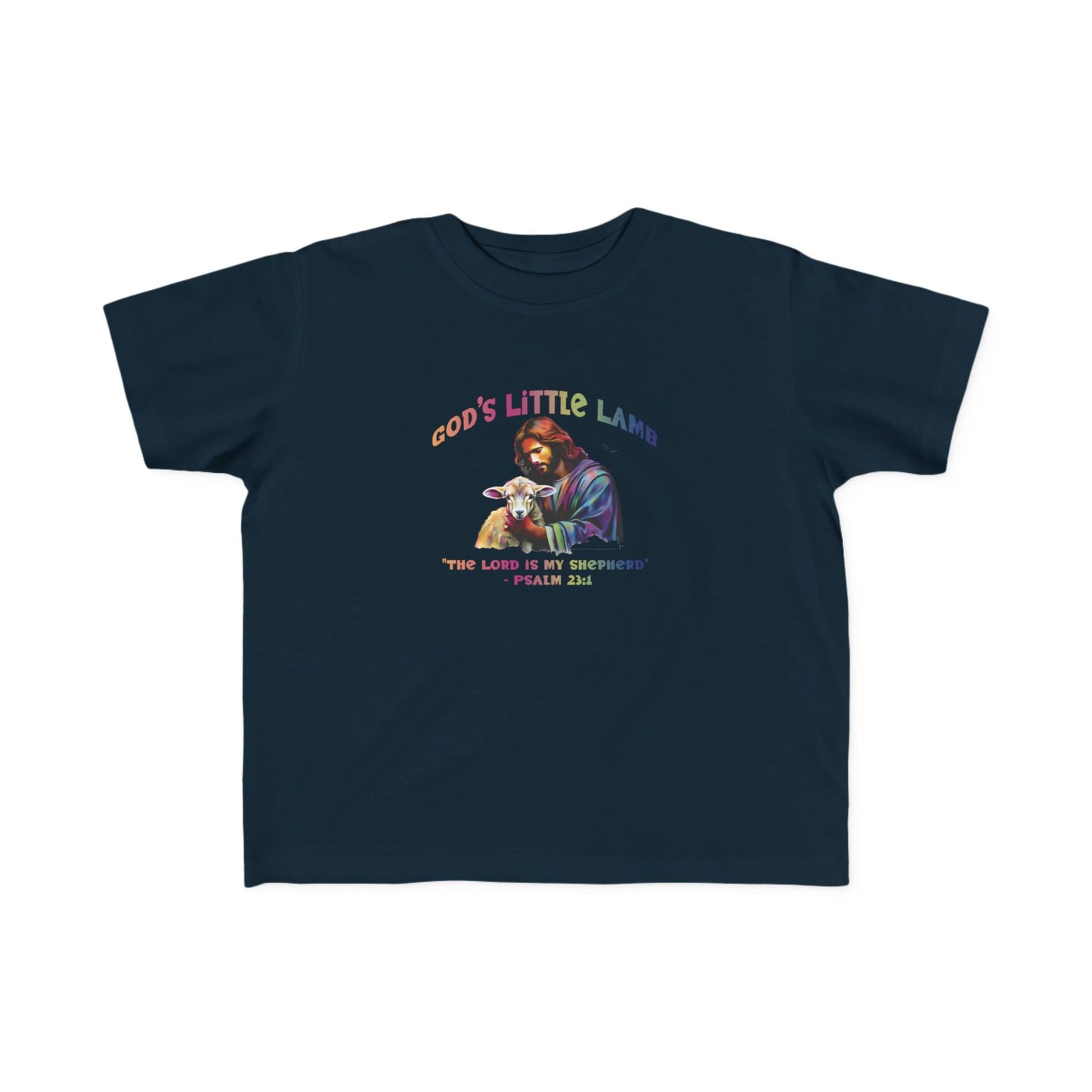 Kids "Gods Little Lamb" T-Shirt - Psalm 23:1