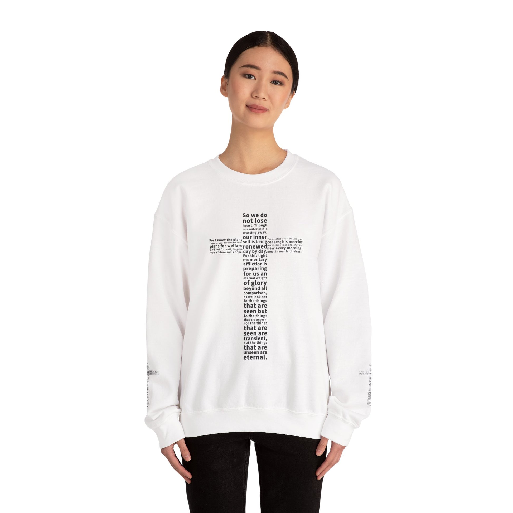Best Faith Hoodie with White Cross | Bible Verse Design