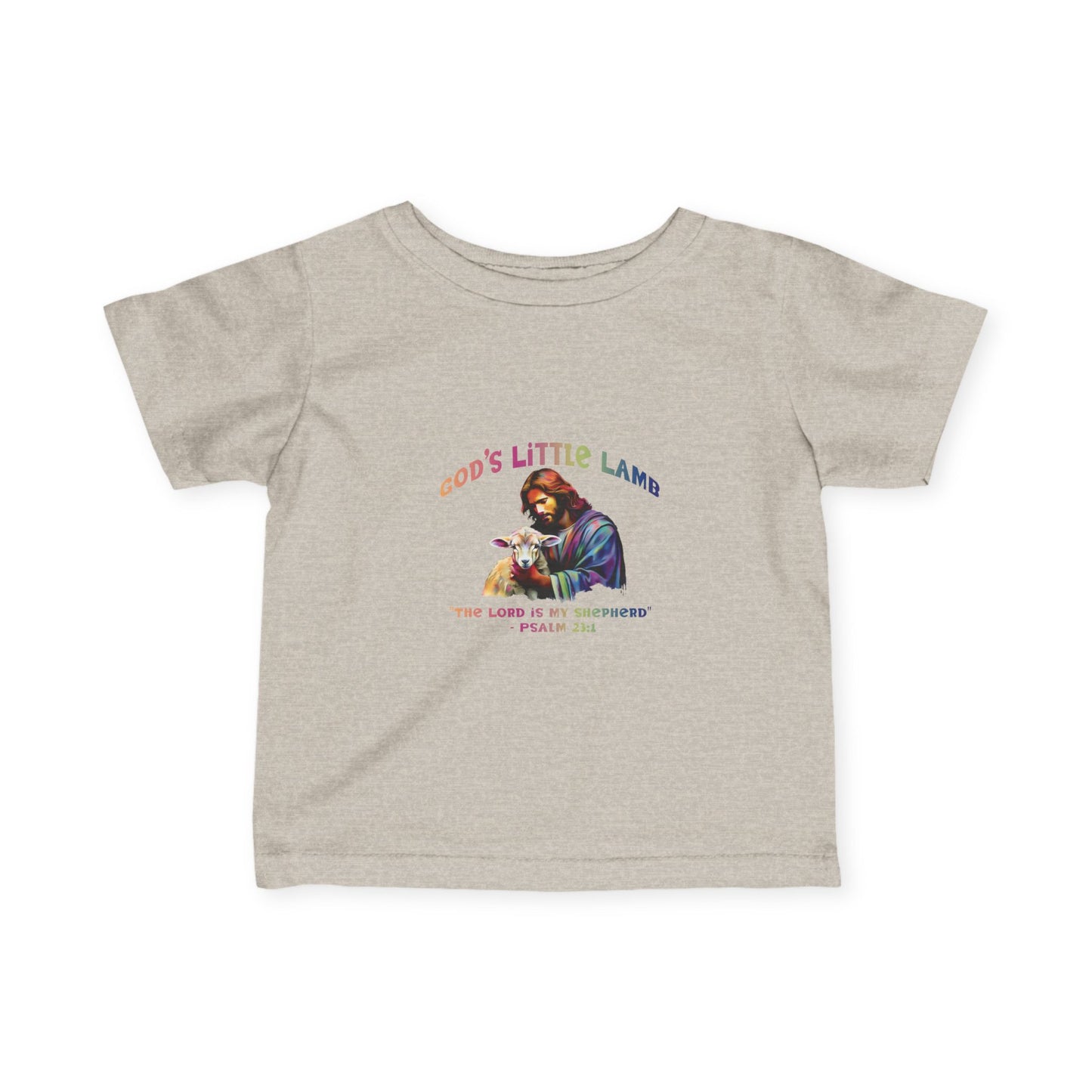 Infants "Gods Little Lamb" T-Shirt - Psalm 23:1