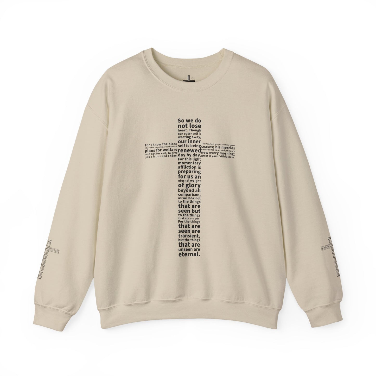 Bible Verse Cross Sweatshirt