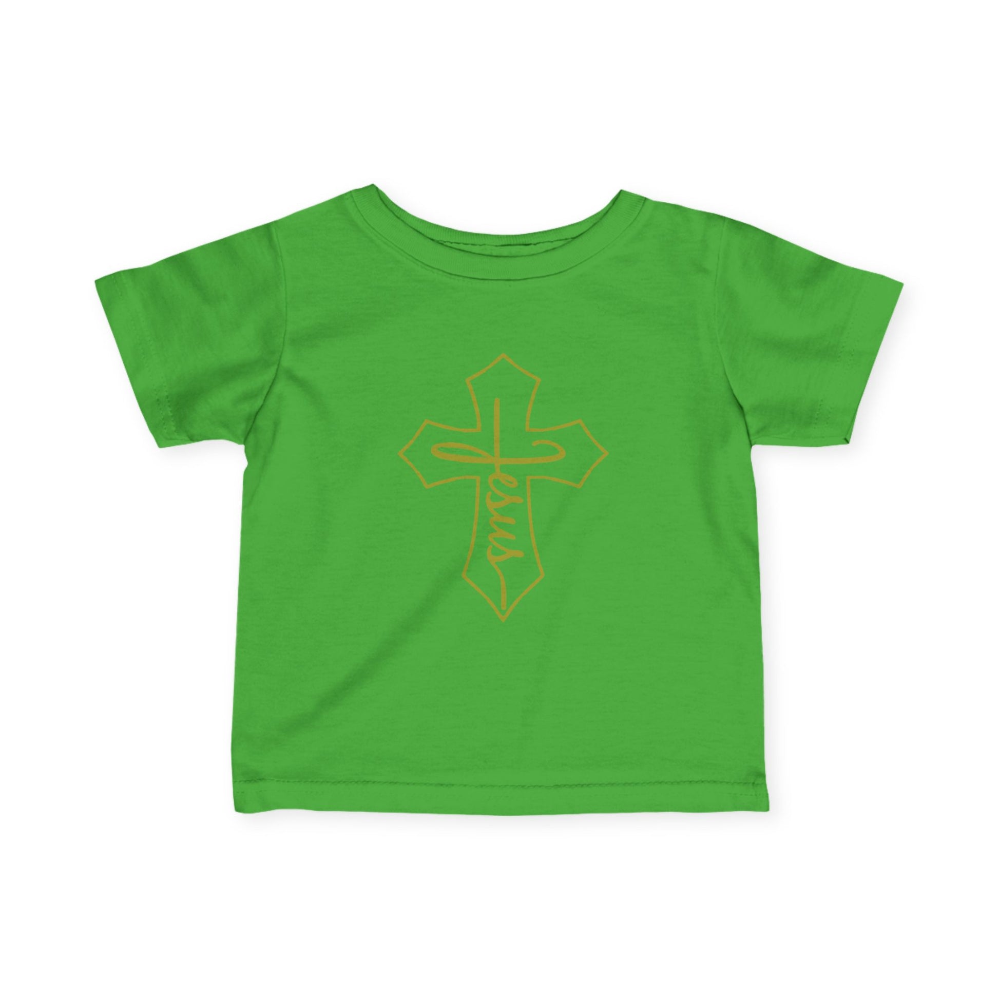 Christian Infant T-Shirt | Jesus Cross Baby Baptism Gift