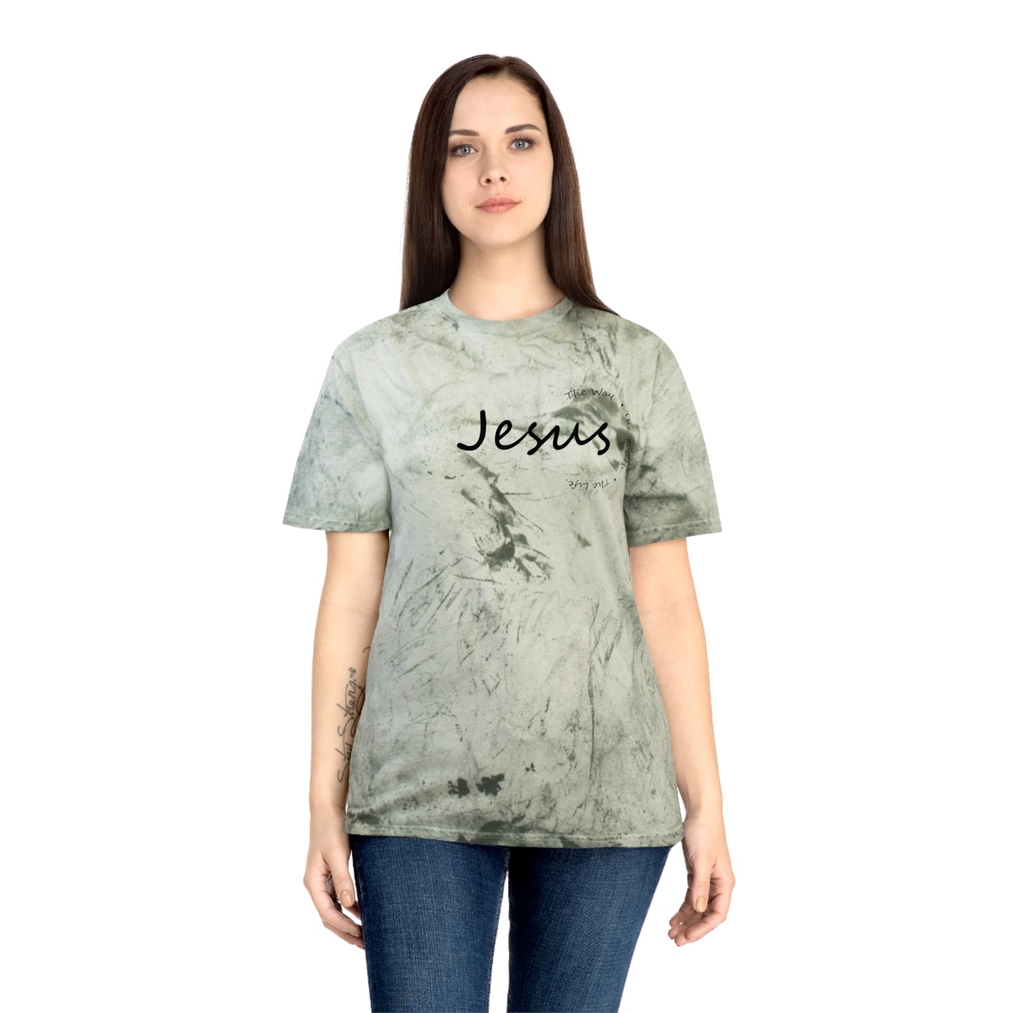 Colorful Jesus T-Shirt, Unisex Tie Dye Tee, Faith-Based Apparel
