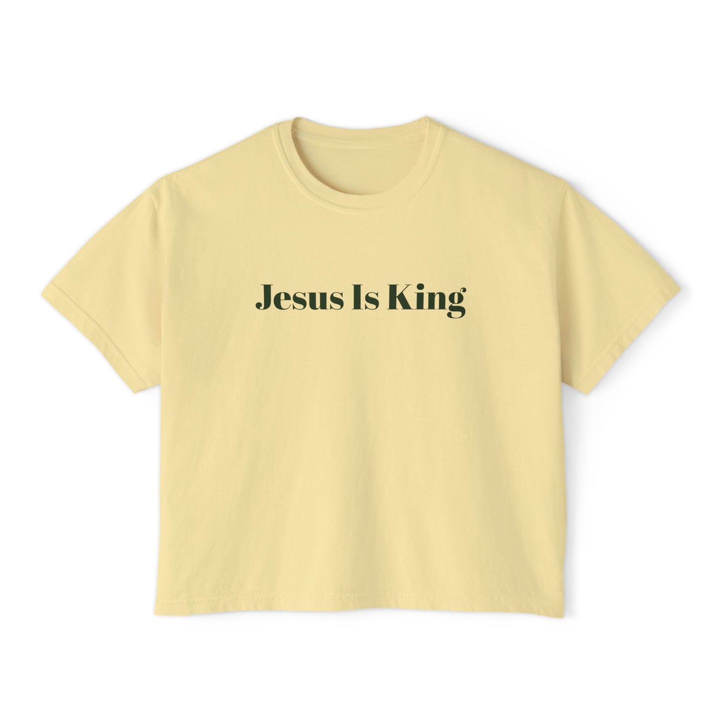 Jesus Is King T-Shirt, Unisex Graphic Tee with Revelation 19:16, Faith-Based Apparel