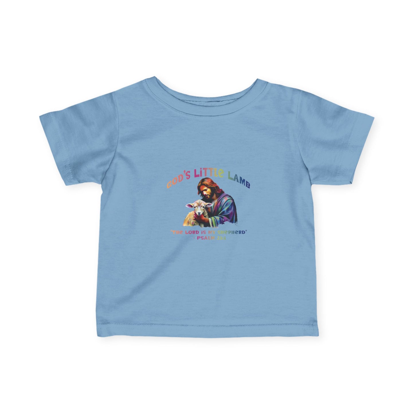 Infants "Gods Little Lamb" T-Shirt - Psalm 23:1