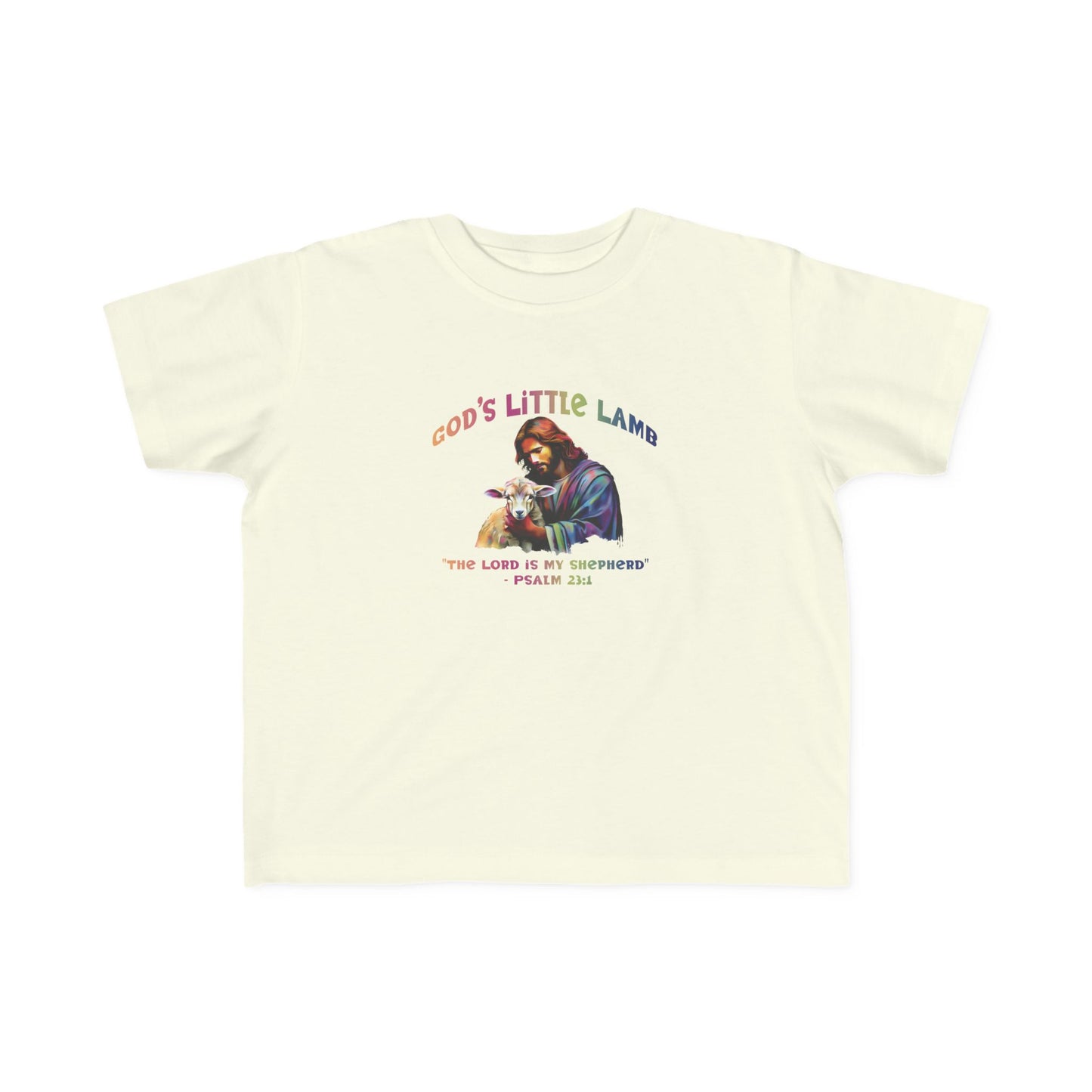 Kids "Gods Little Lamb" T-Shirt - Psalm 23:1
