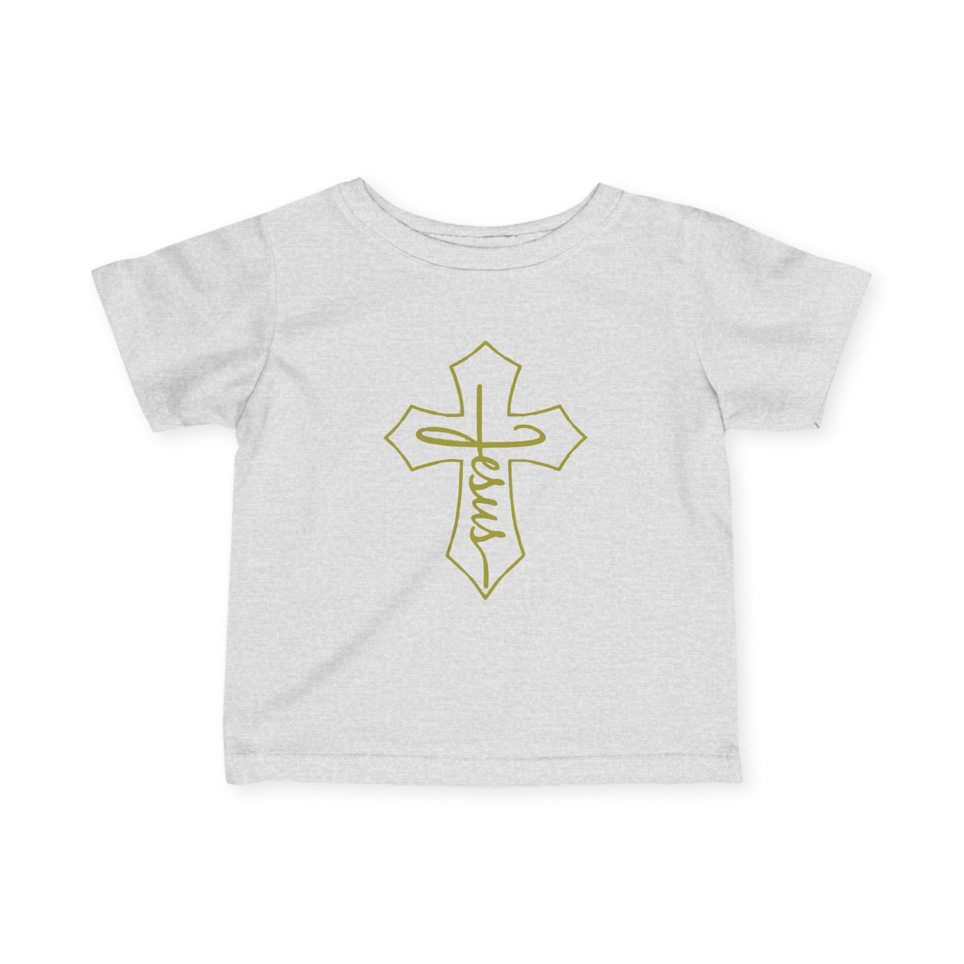 Christian Infant T-Shirt | Jesus Cross Baby Baptism Gift