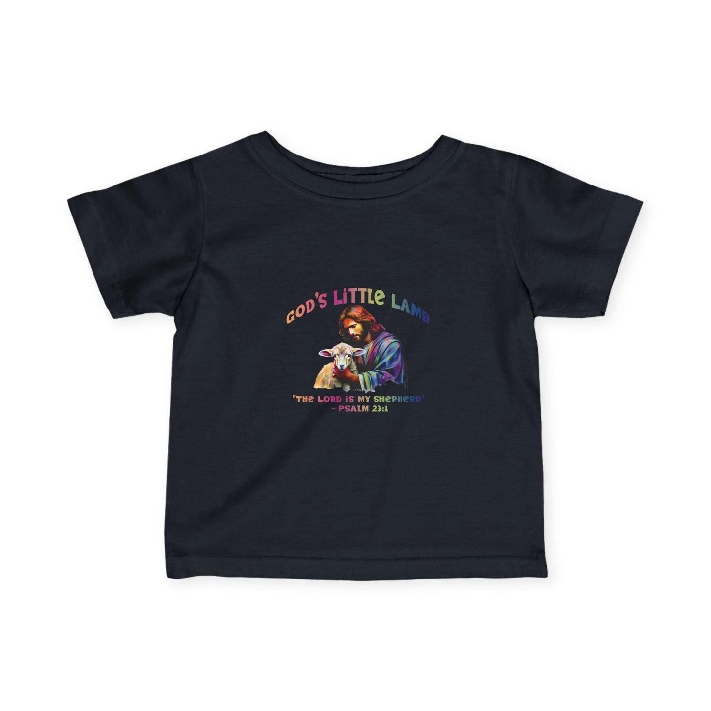 Infants "Gods Little Lamb" T-Shirt - Psalm 23:1