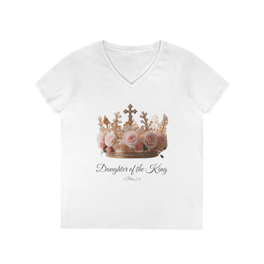 Daughter of the King Ladies V-Neck T-Shirt