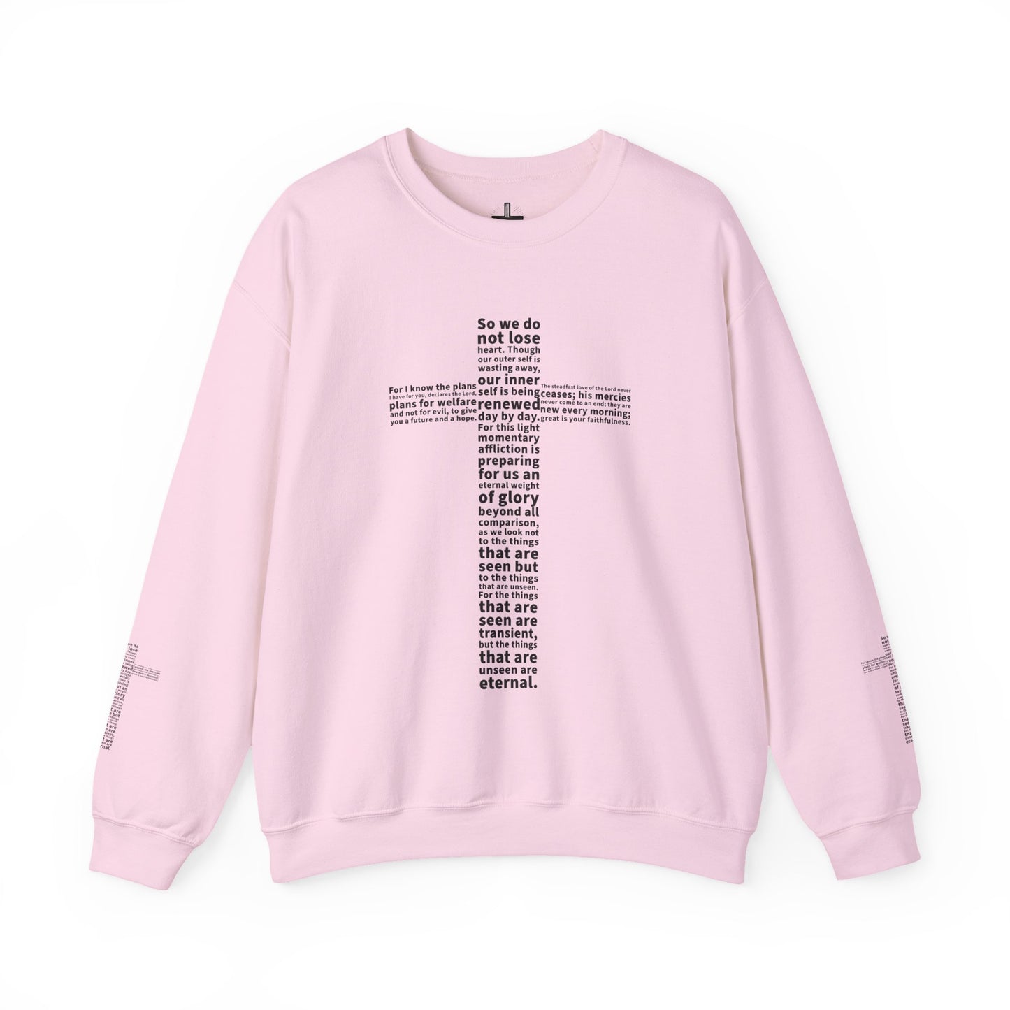 Bible Verse Cross Sweatshirt