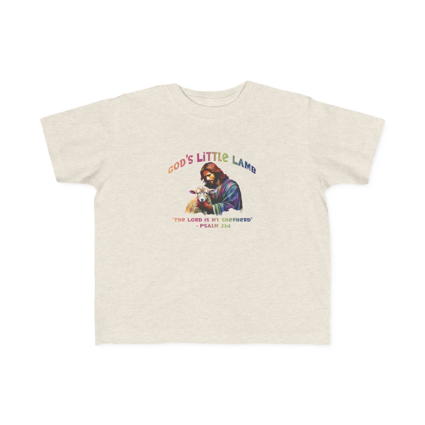 Kids "Gods Little Lamb" T-Shirt - Psalm 23:1