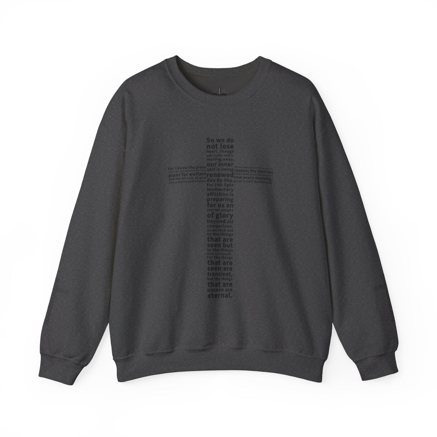 Bible Verse Cross Sweatshirt