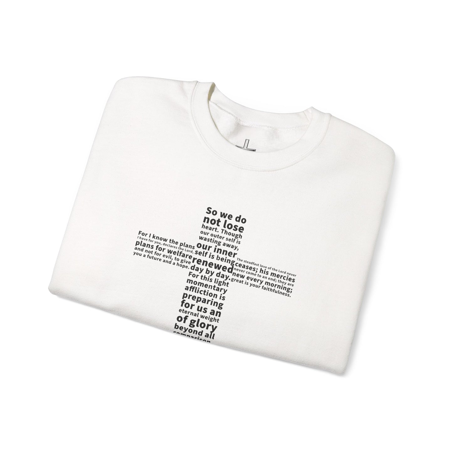 Bible Verse Cross Sweatshirt