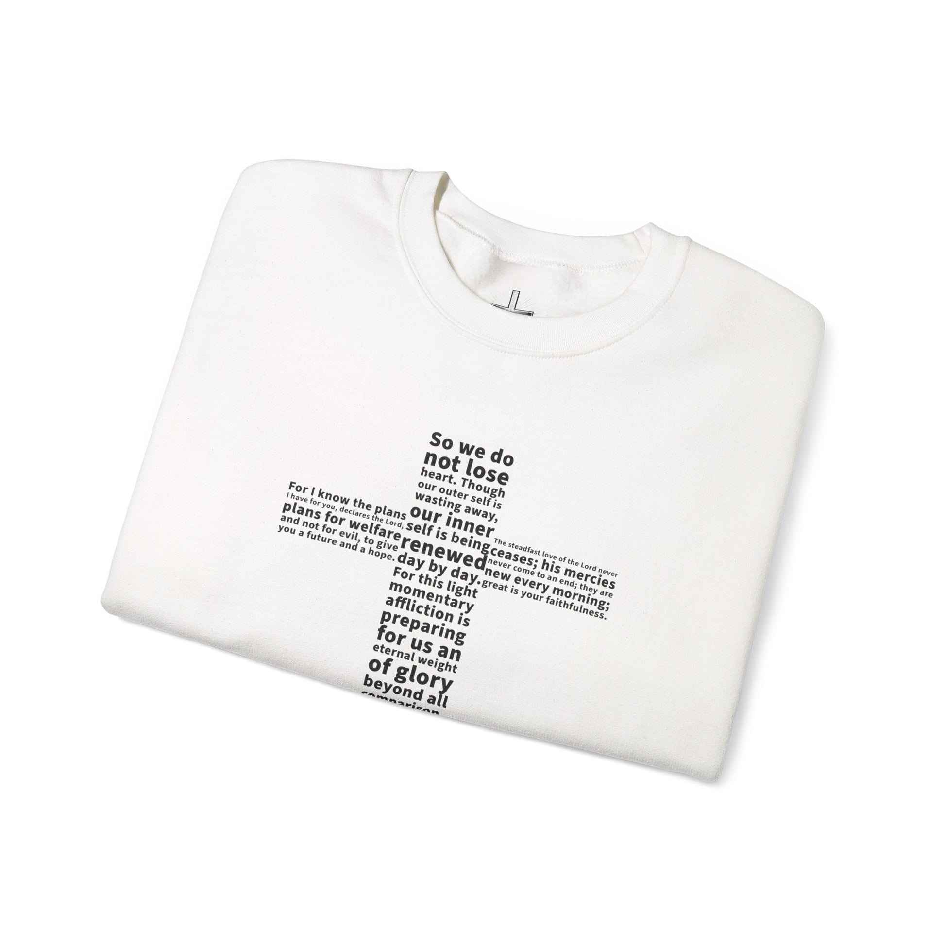 Best Faith Hoodie with White Cross | Bible Verse Design