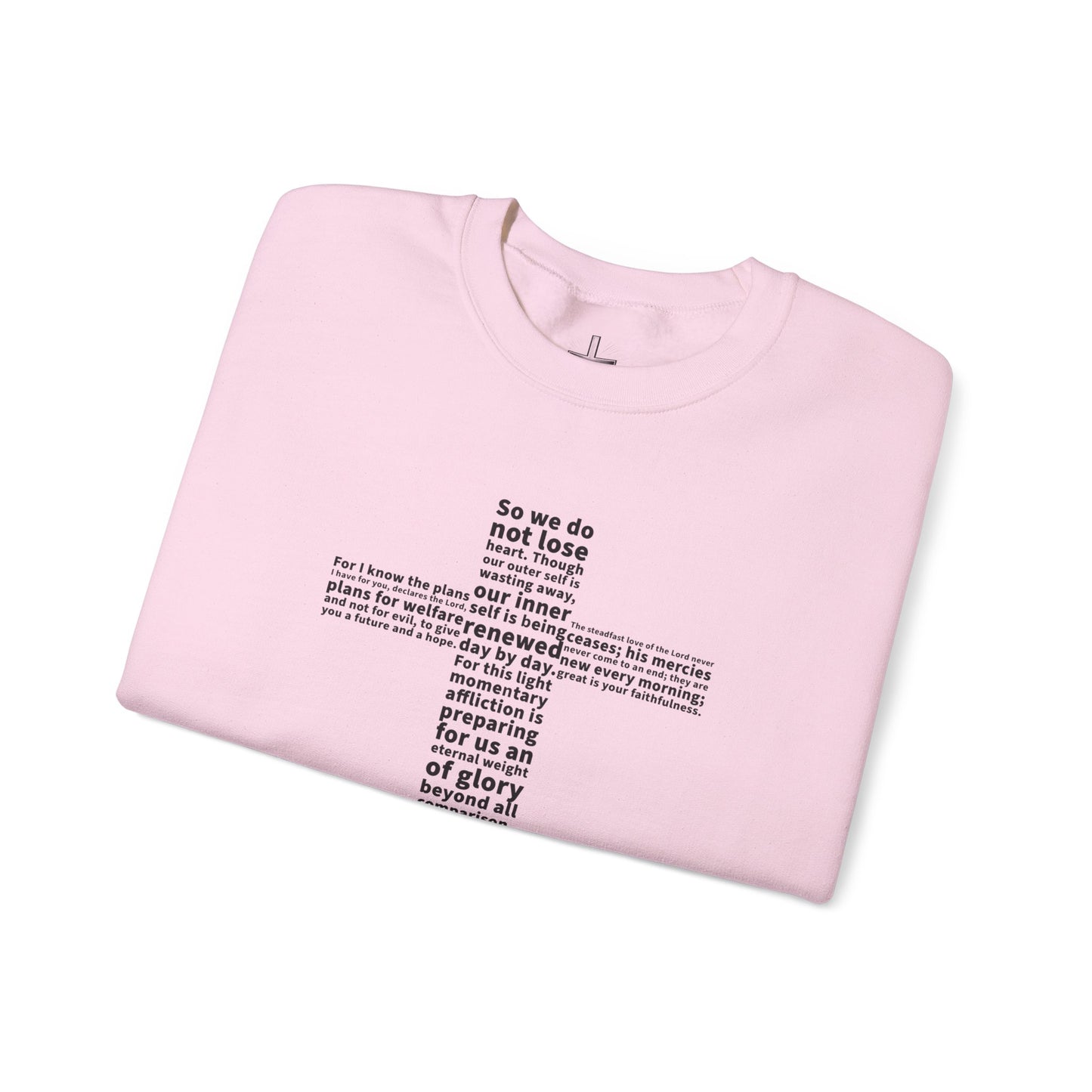 Bible Verse Cross Sweatshirt