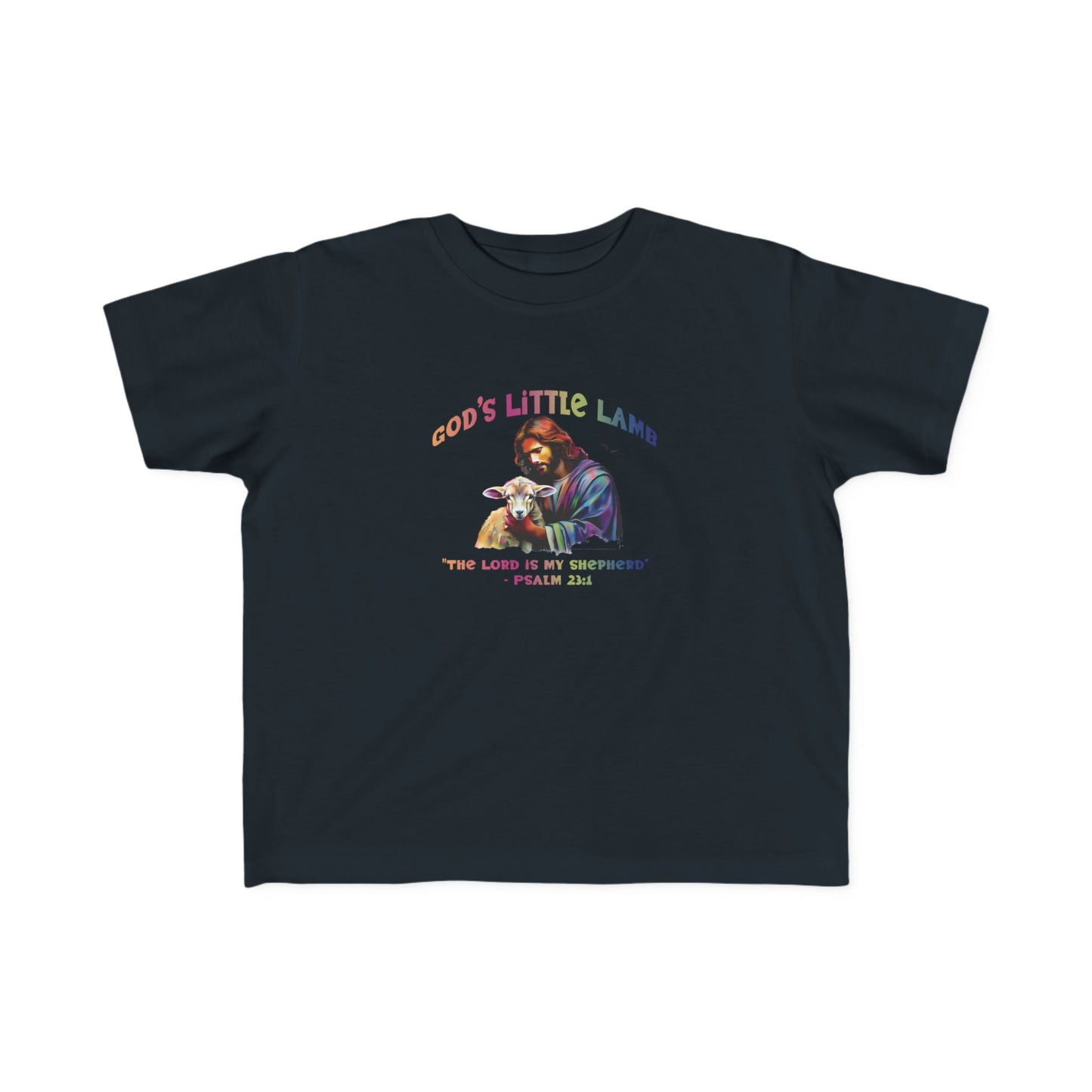 Kids "Gods Little Lamb" T-Shirt - Psalm 23:1