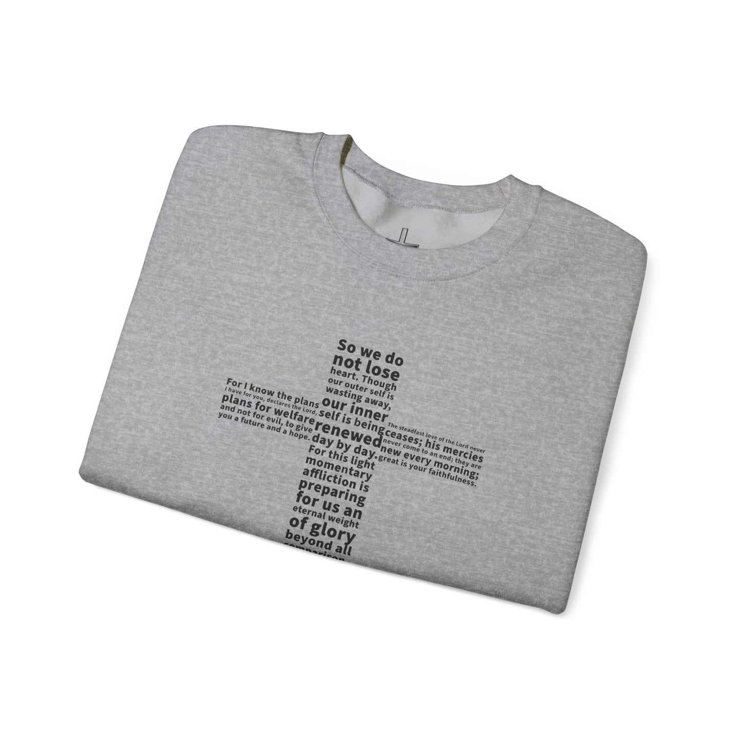 Bible Verse Cross Sweatshirt