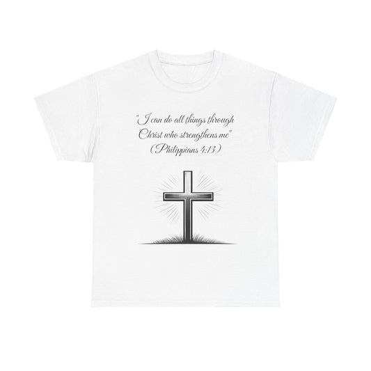 Faith T-Shirt  Philippians 4:13 Tee