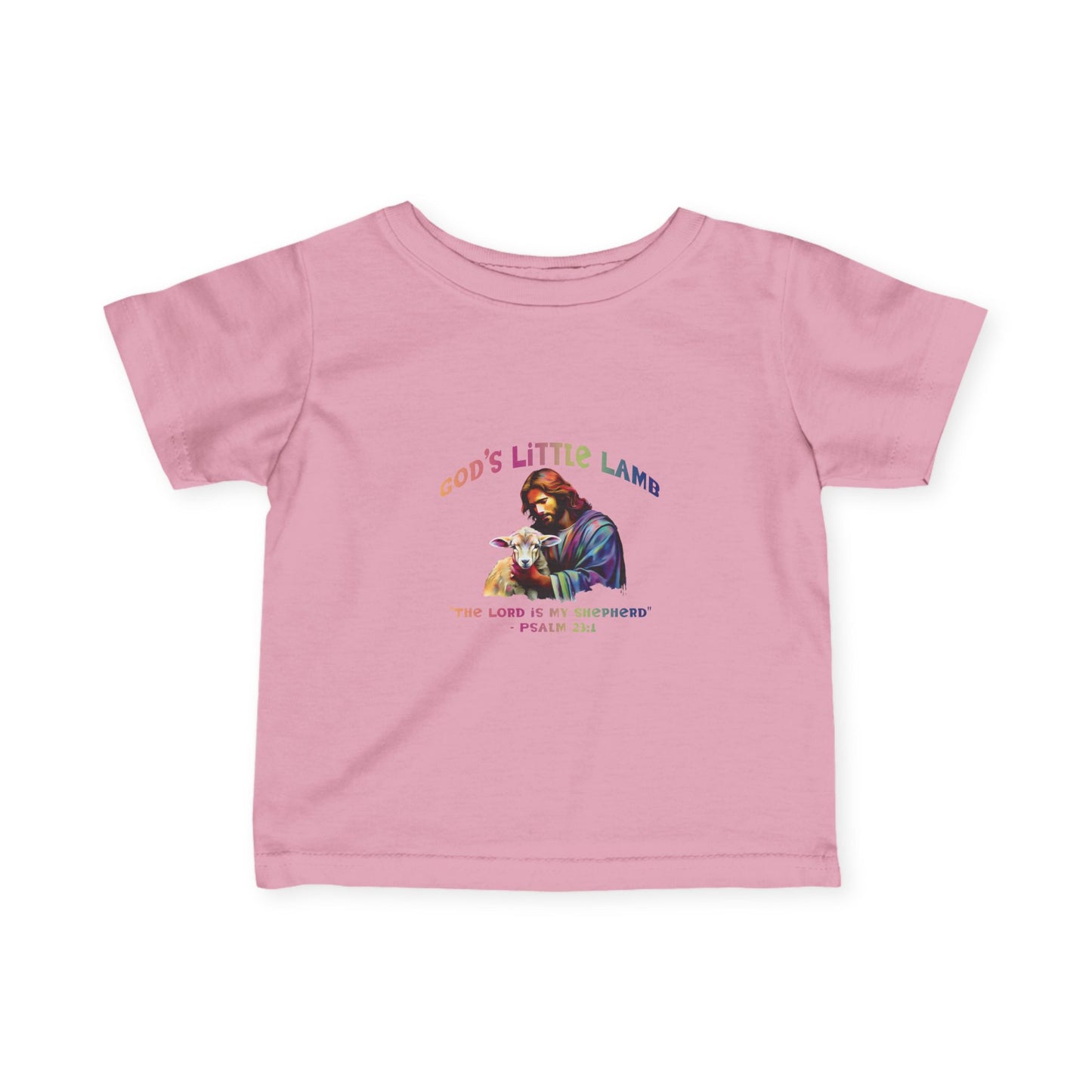 Infants "Gods Little Lamb" T-Shirt - Psalm 23:1