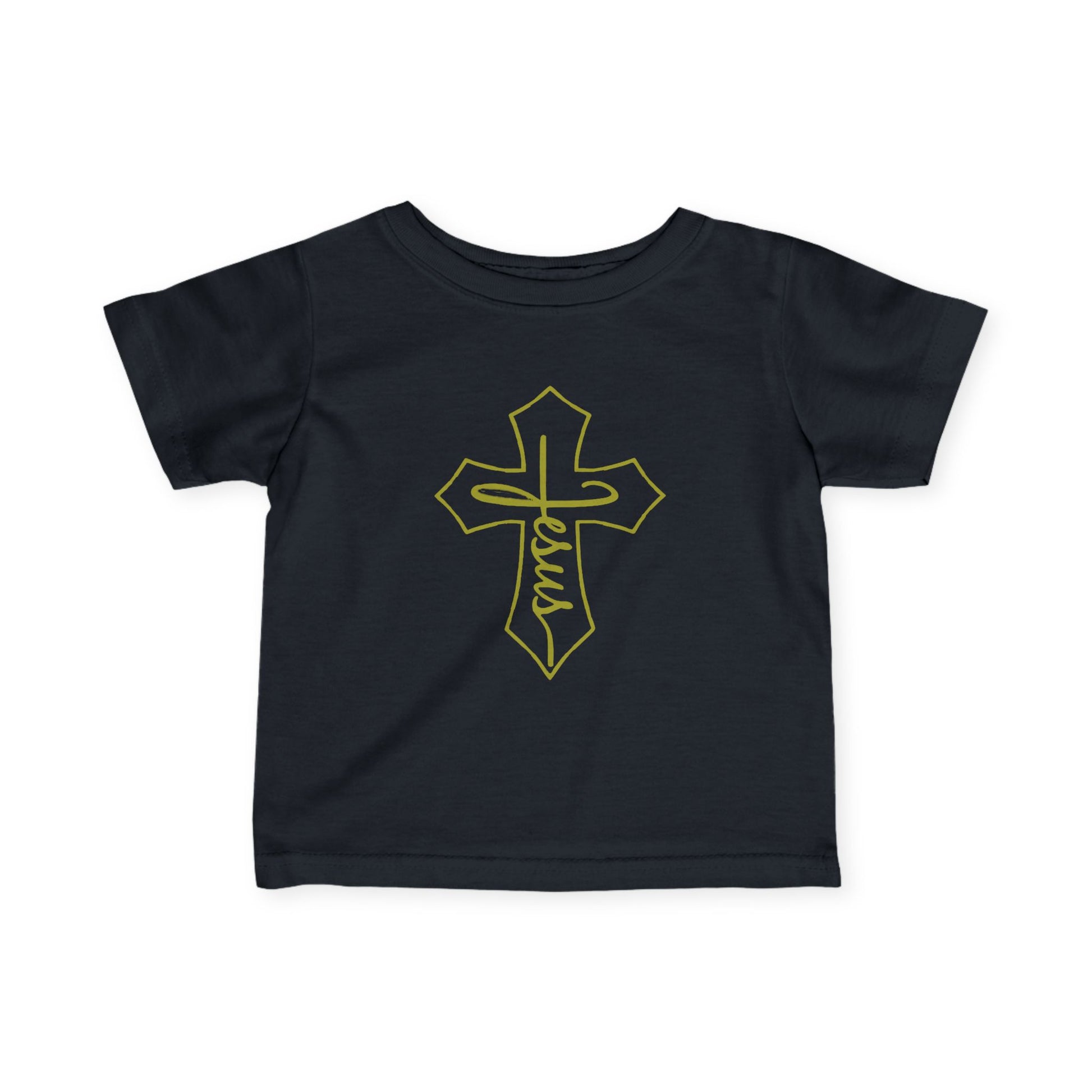 Christian Infant T-Shirt | Jesus Cross Baby Baptism Gift