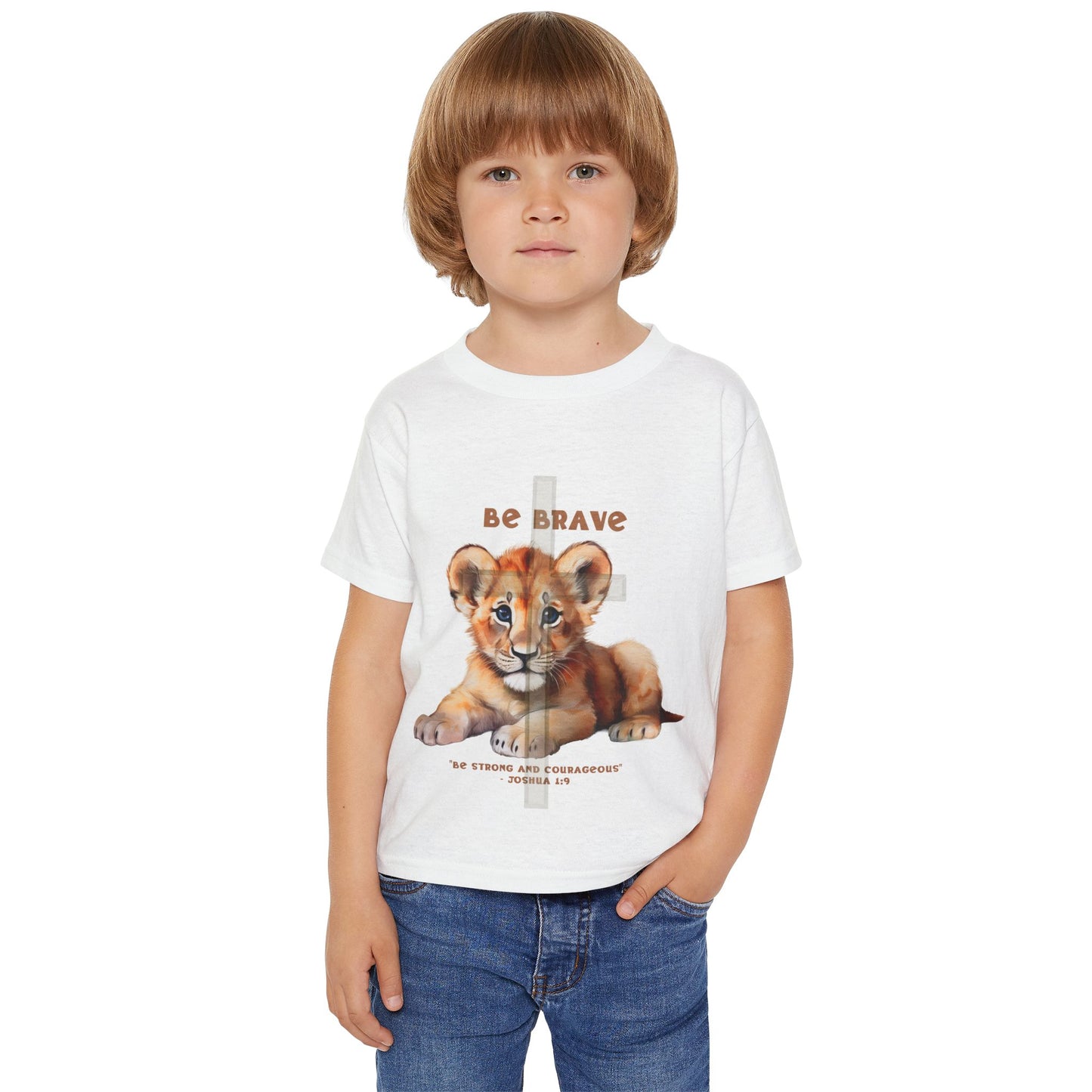 Toddlers "Be Brave" T-Shirt - Joshua 1:9
