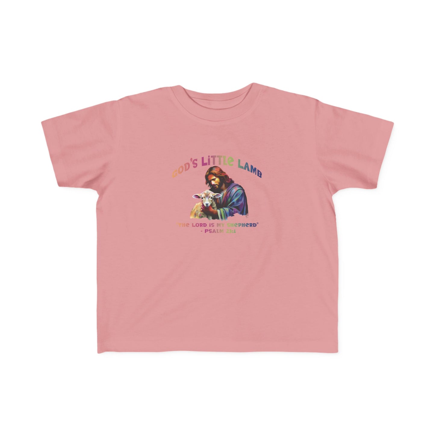 Kids "Gods Little Lamb" T-Shirt - Psalm 23:1