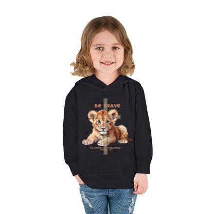 Toddler's "Be Brave" Hoodie - Joshua 1:9
