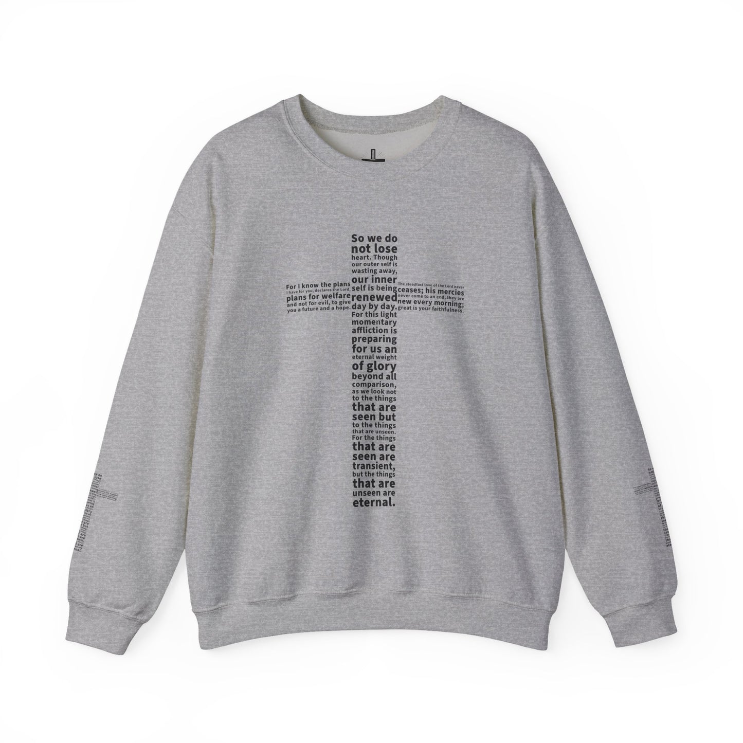 Bible Verse Cross Sweatshirt