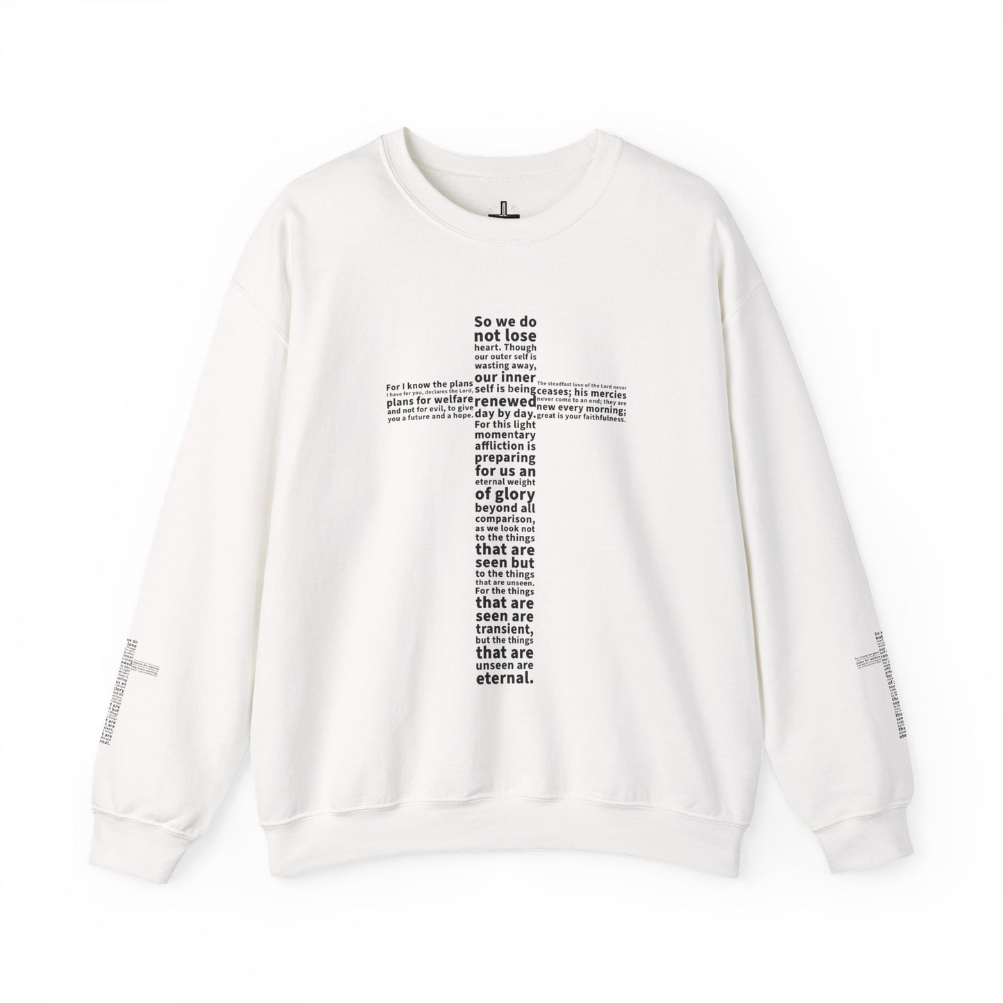 Bible Verse Cross Sweatshirt