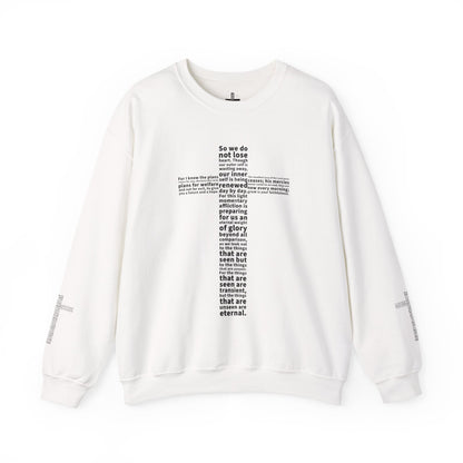 Bible Verse Cross Sweatshirt | Christian Apparel