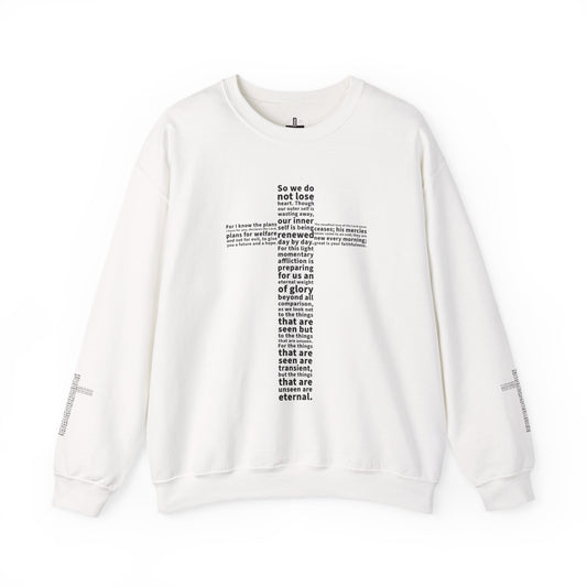 Bible Verse Cross Sweatshirt