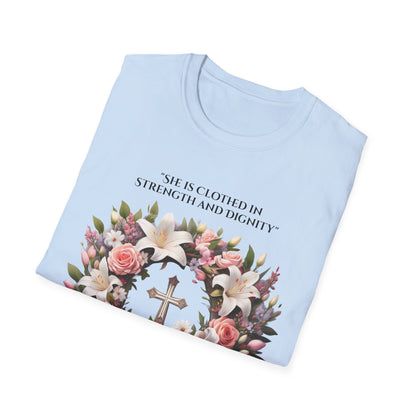 Proverbs 31:25 Women's T-Shirt