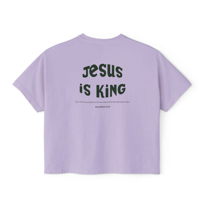 Jesus Is King T-Shirt, Unisex Graphic Tee with Revelation 19:16, Faith-Based Apparel