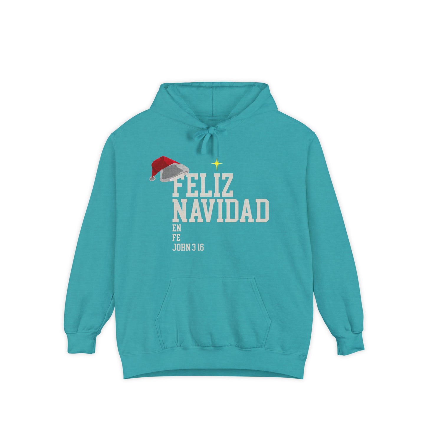 Feliz Navidad En Fe Hoodie | John 3:16 Christmas Hoodie | Limited Bilingual Faith Drop 2025