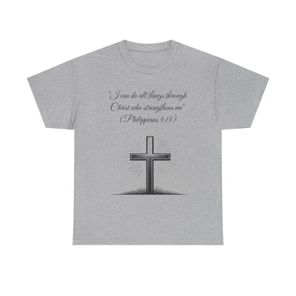 Faith T-Shirt  Philippians 4:13 Tee