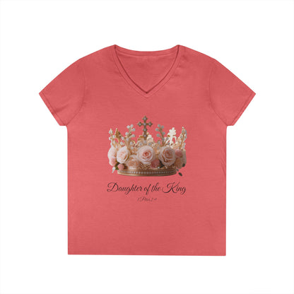 Daughter of the King Ladies V-Neck T-Shirt