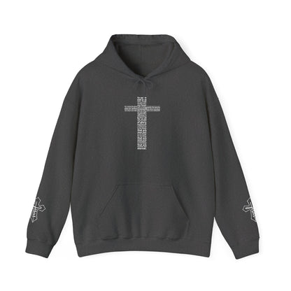 Best Faith Hoodie with White Cross | Bible Verse Design