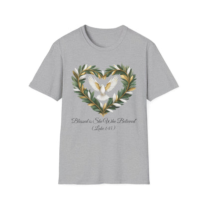 Luke 1:45 Womens T-Shirt