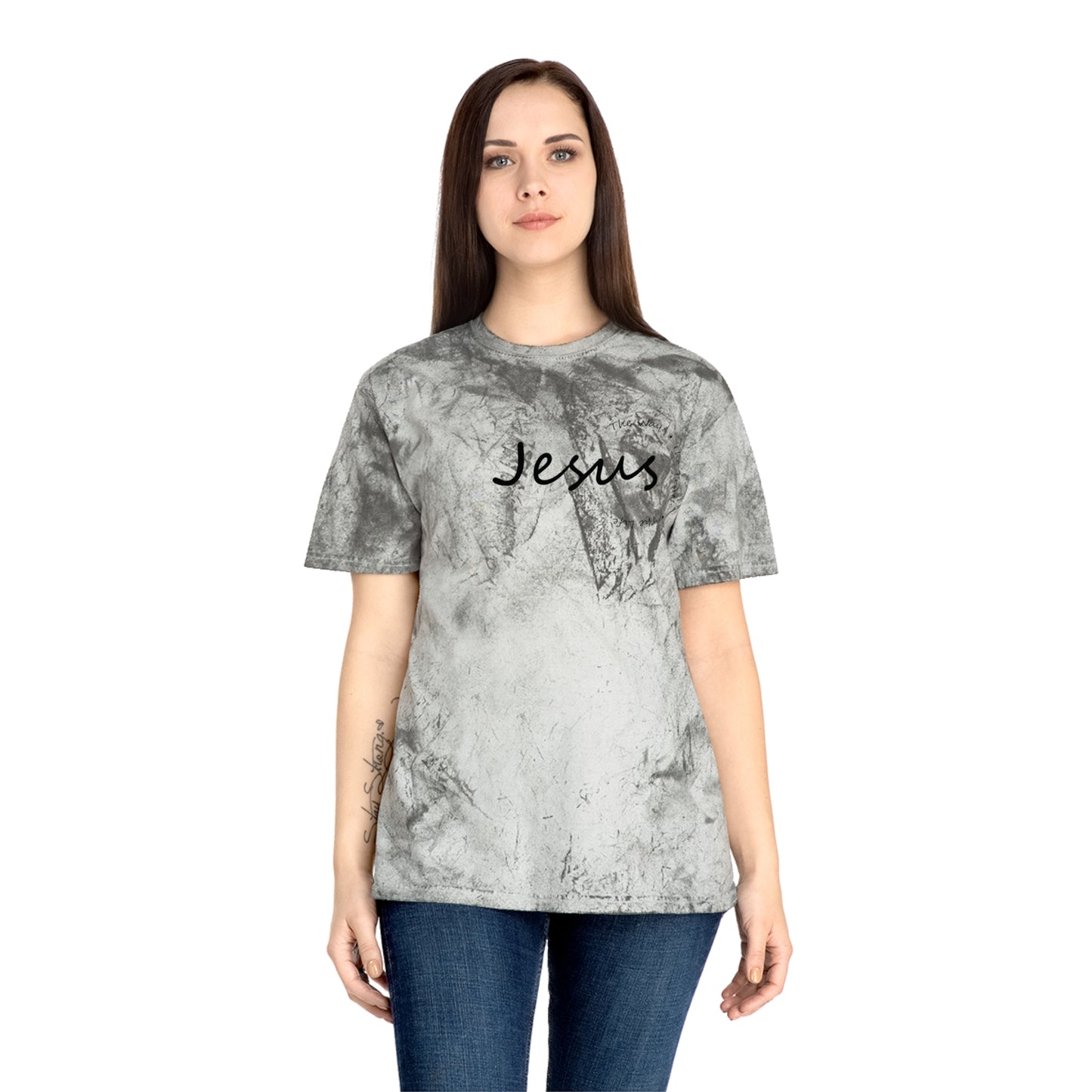 Colorful Jesus T-Shirt, Unisex Tie Dye Tee, Faith-Based Apparel