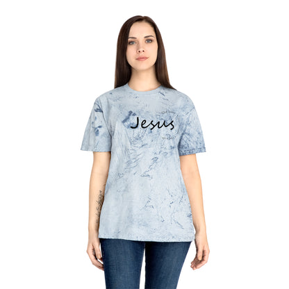 Colorful Jesus T-Shirt, Unisex Tie Dye Tee, Faith-Based Apparel