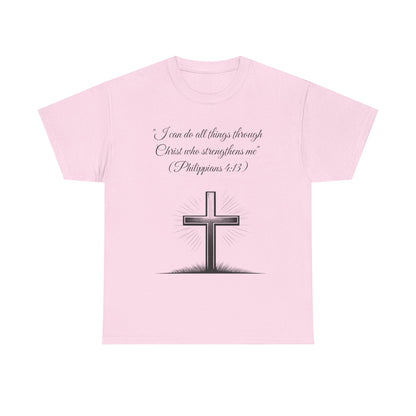 Faith T-Shirt  Philippians 4:13 Tee