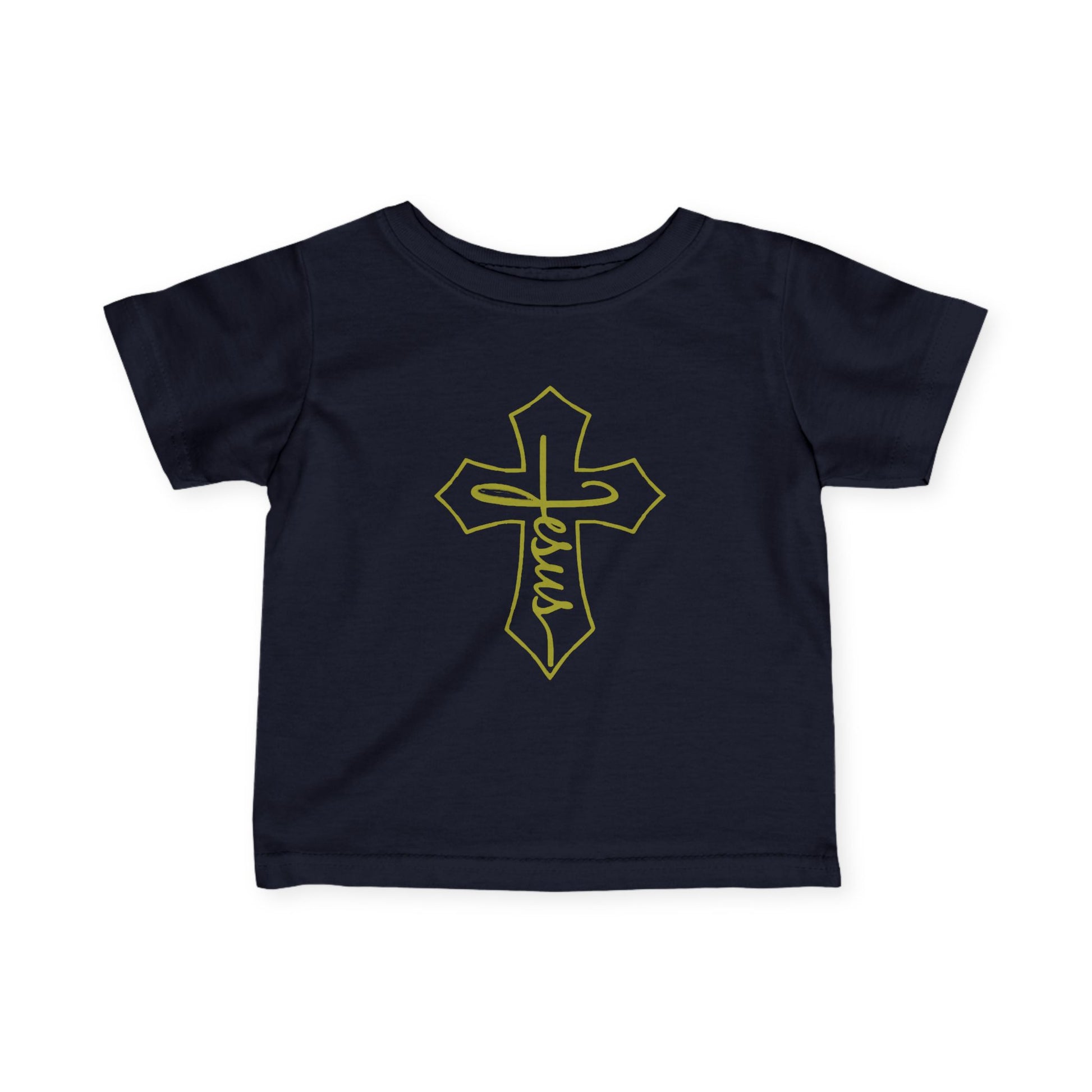 Christian Infant T-Shirt | Jesus Cross Baby Baptism Gift