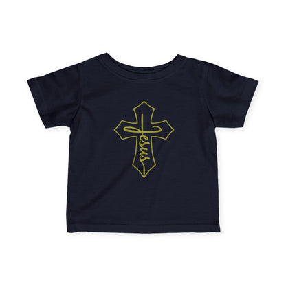 Christian Infant T-Shirt | Jesus Cross Baby Baptism Gift
