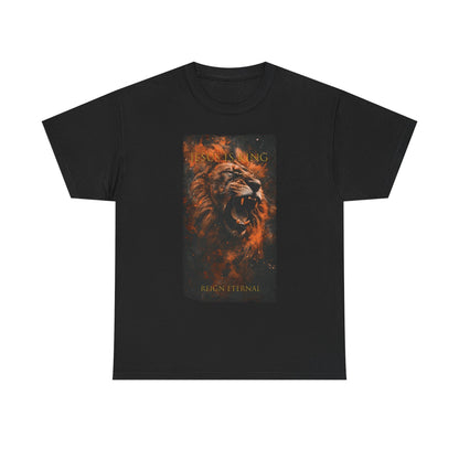 Jesus is King T-Shirt - Bold Christian Lion Design