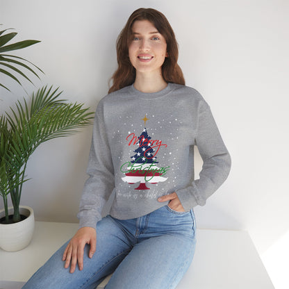 Patriotic Isaiah 9:6 Christian Sweatshirt | American Flag Tree Faith Hoodie – Free USA Shipping
