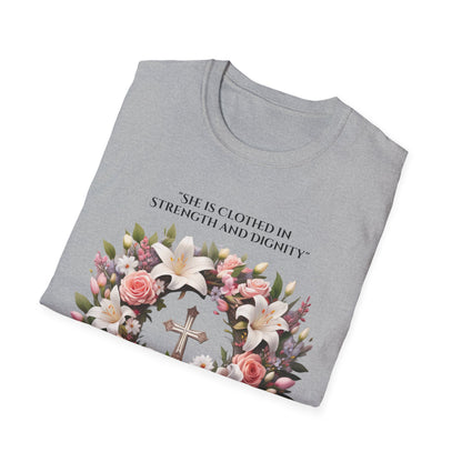 Proverbs 31:25 Women's T-Shirt