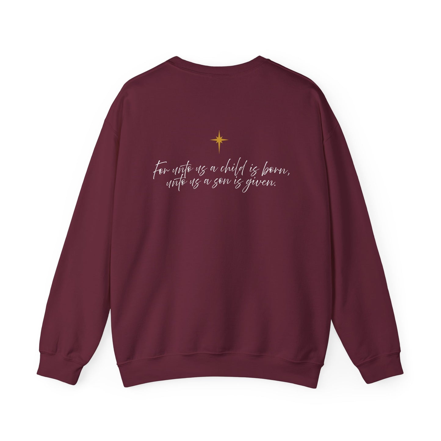 Patriotic Isaiah 9:6 Christian Sweatshirt | American Flag Tree Faith Hoodie – Free USA Shipping