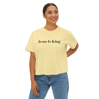 Jesus Is King T-Shirt, Unisex Graphic Tee with Revelation 19:16, Faith-Based Apparel