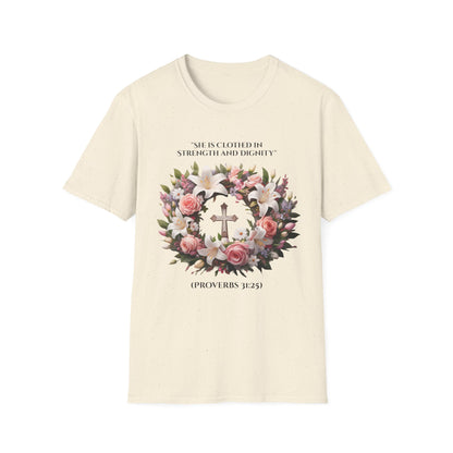 Proverbs 31:25 Women's T-Shirt